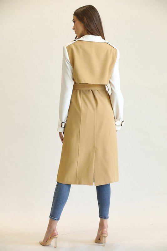 Chelsea Stretch Trench Coat - Fashion Elixir