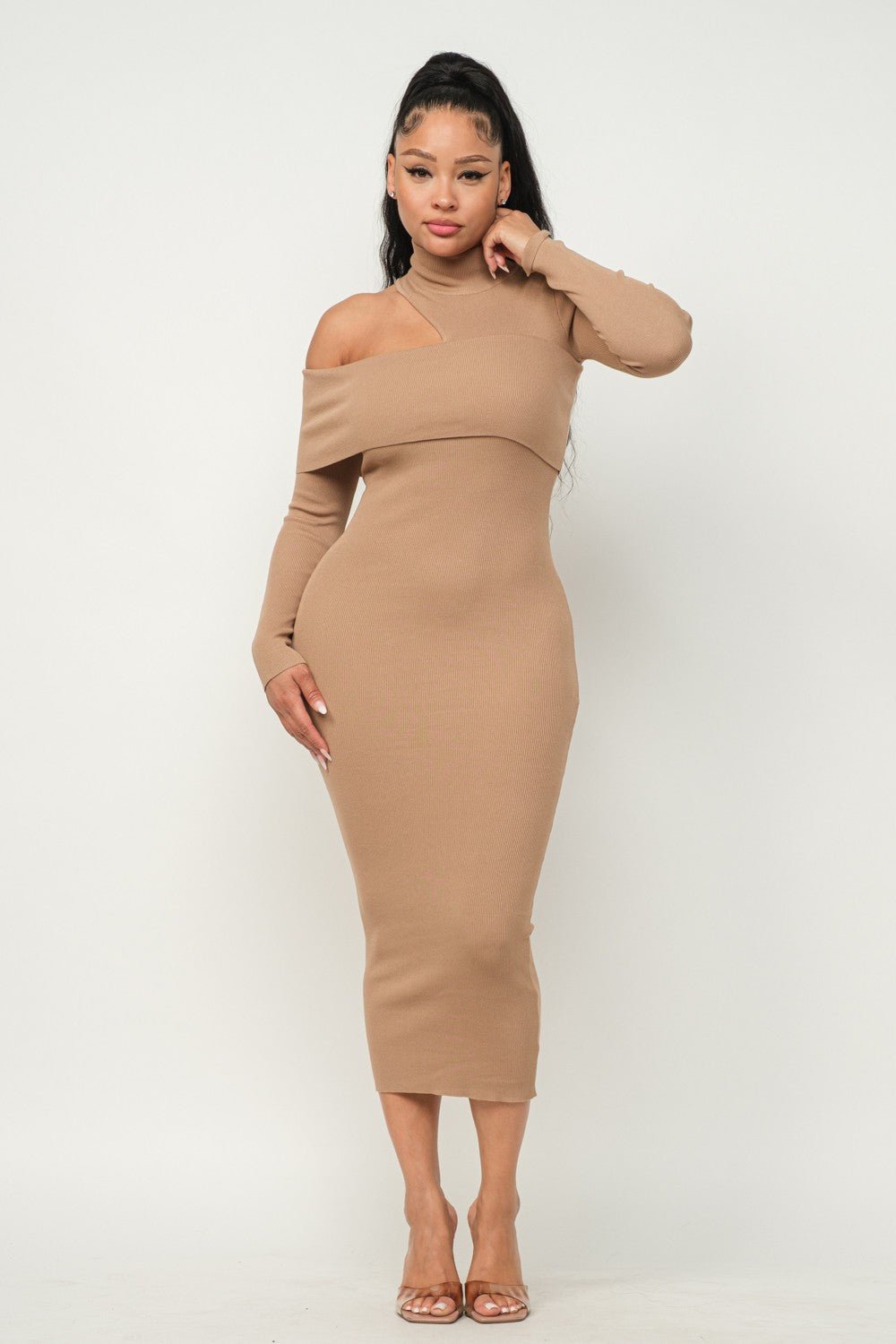 Elle Cutout Knit Dress - Fashion Elixir