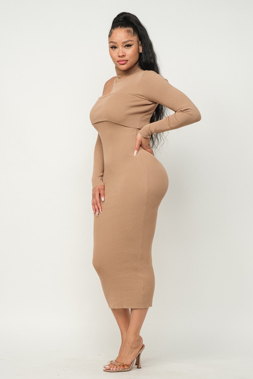 Elle Cutout Knit Dress - Fashion Elixir